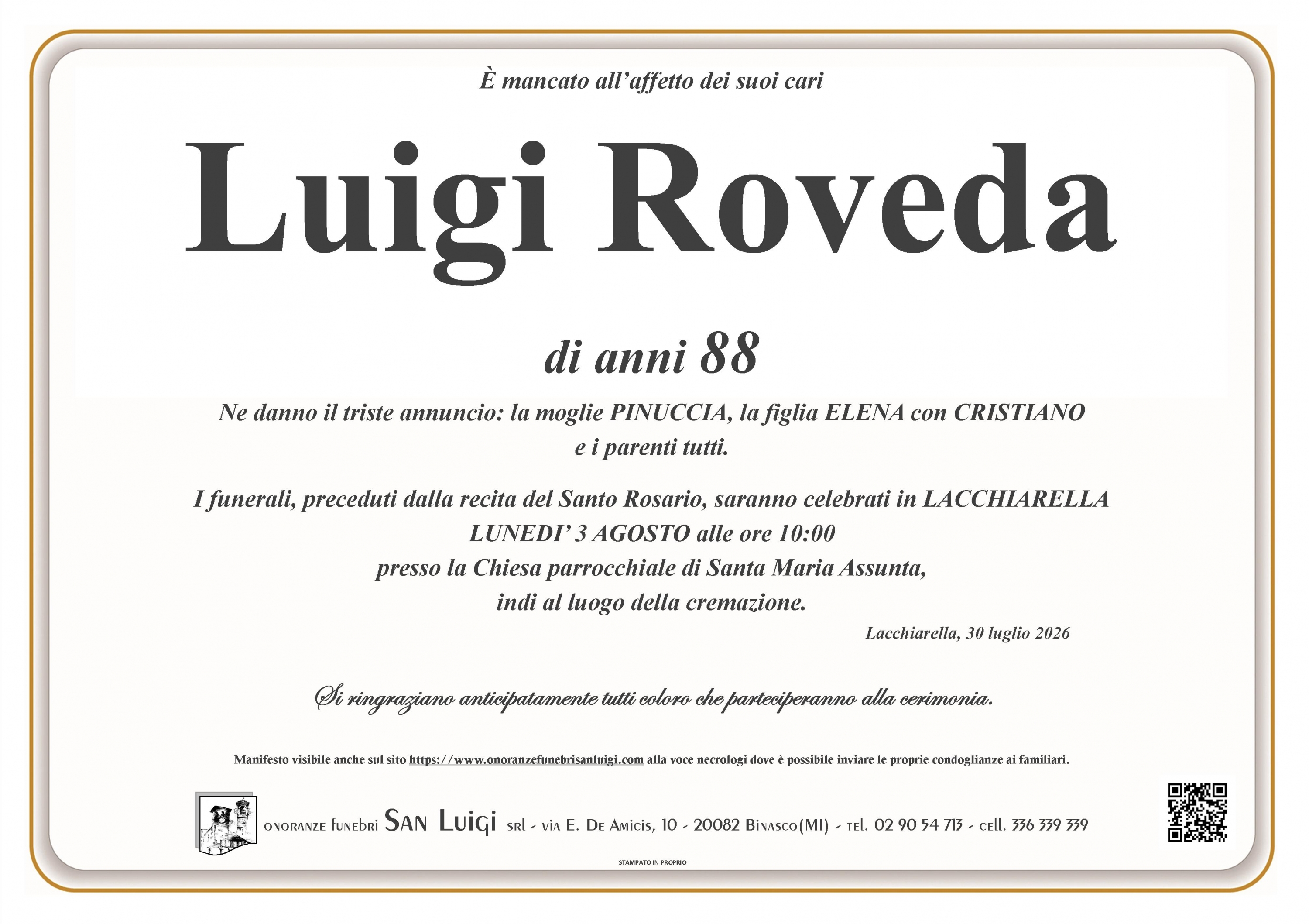 LUIGI ROVEDA
