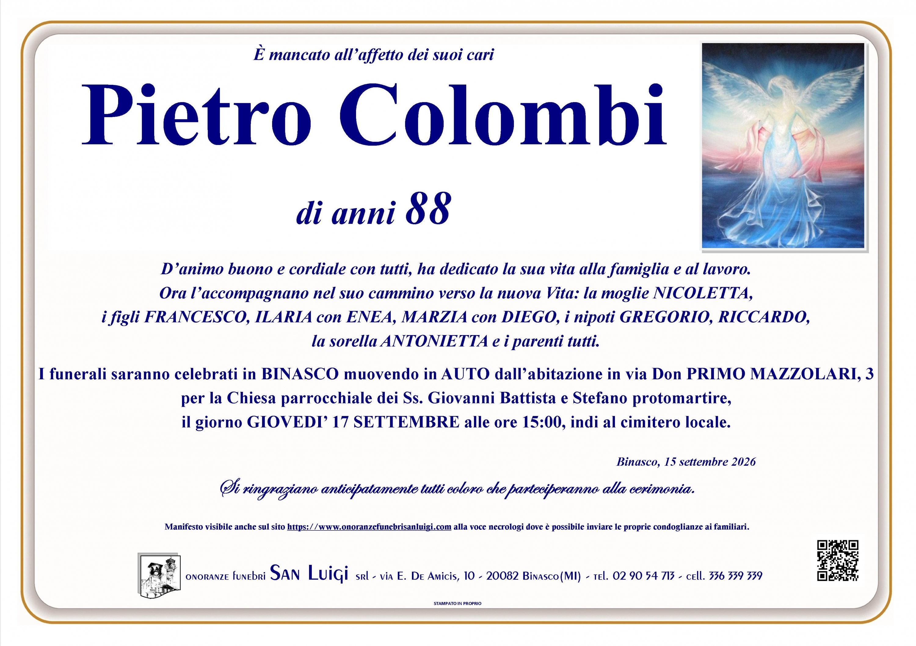 PIETRO COLOMBI