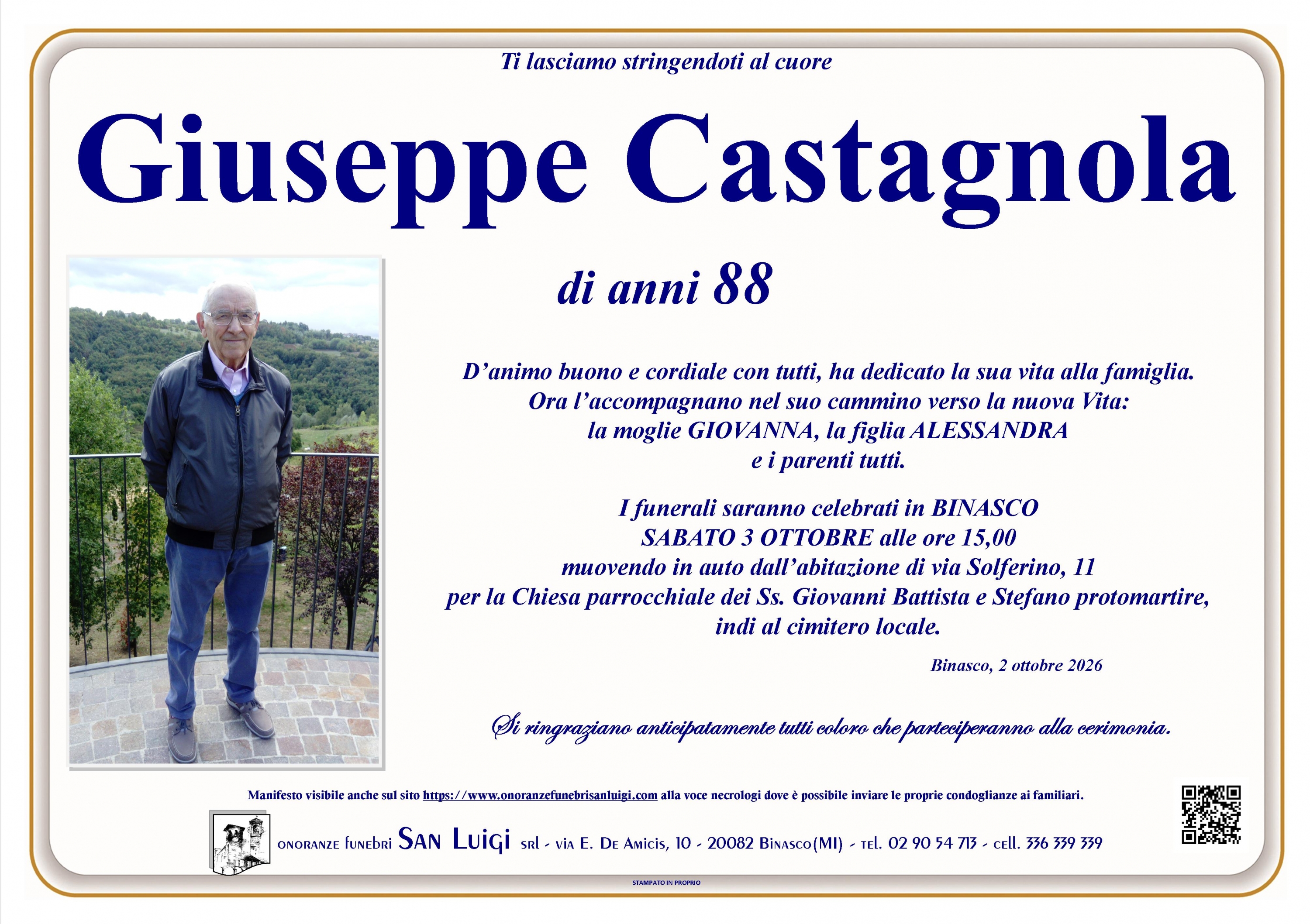 GIUSEPPE CASTAGNOLA