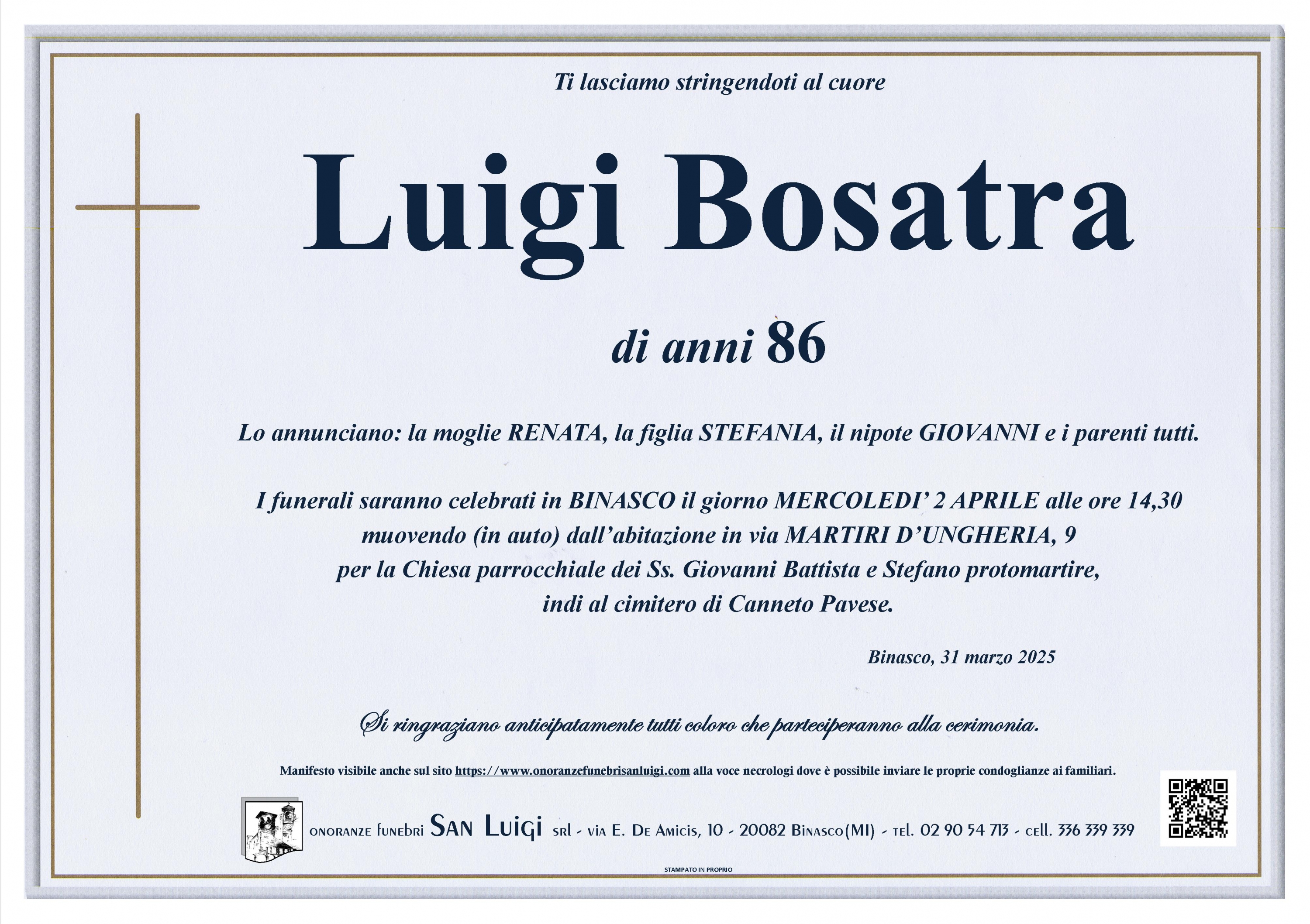 LUIGI BOSATRA