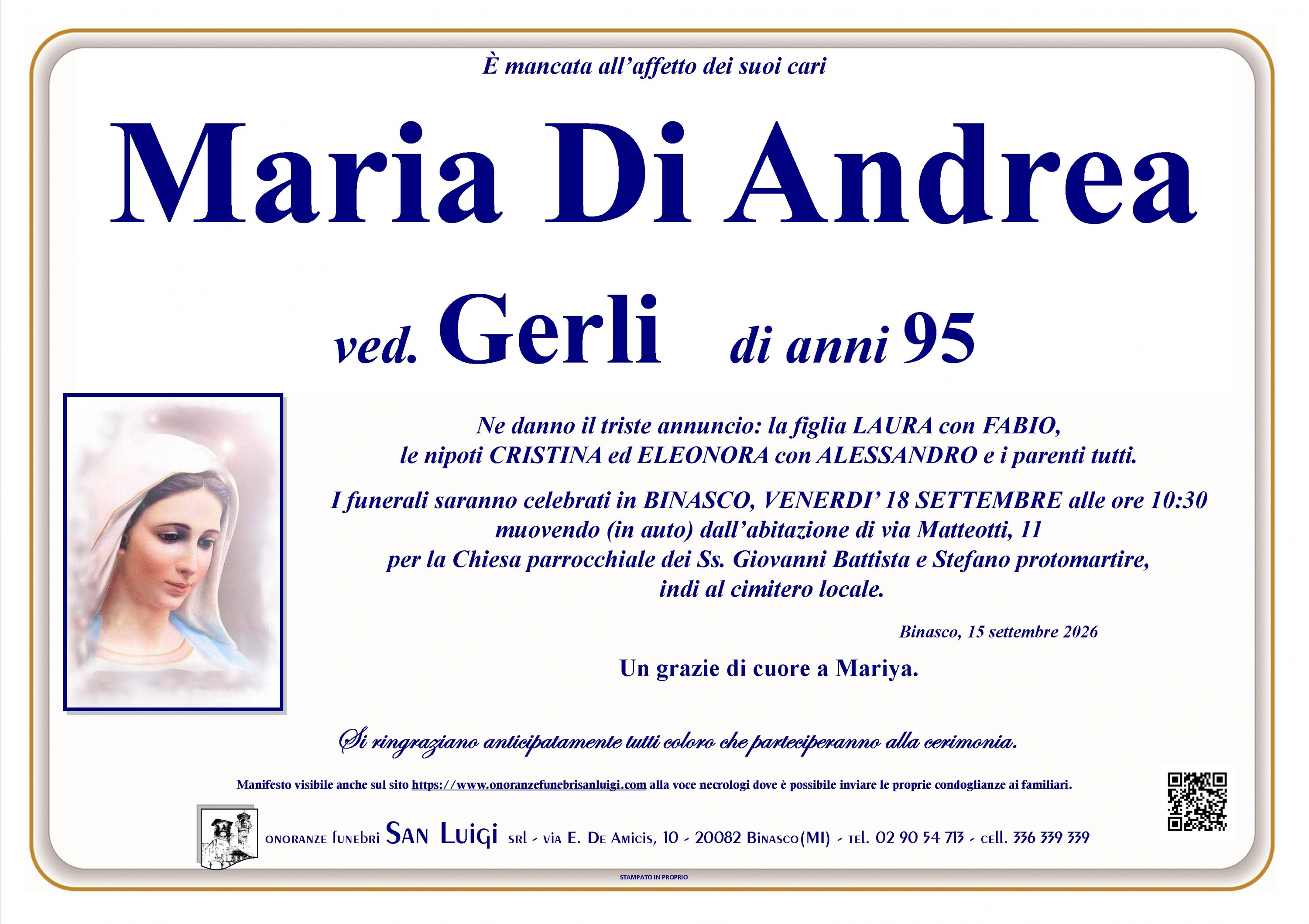 MARIA DI ANDREA