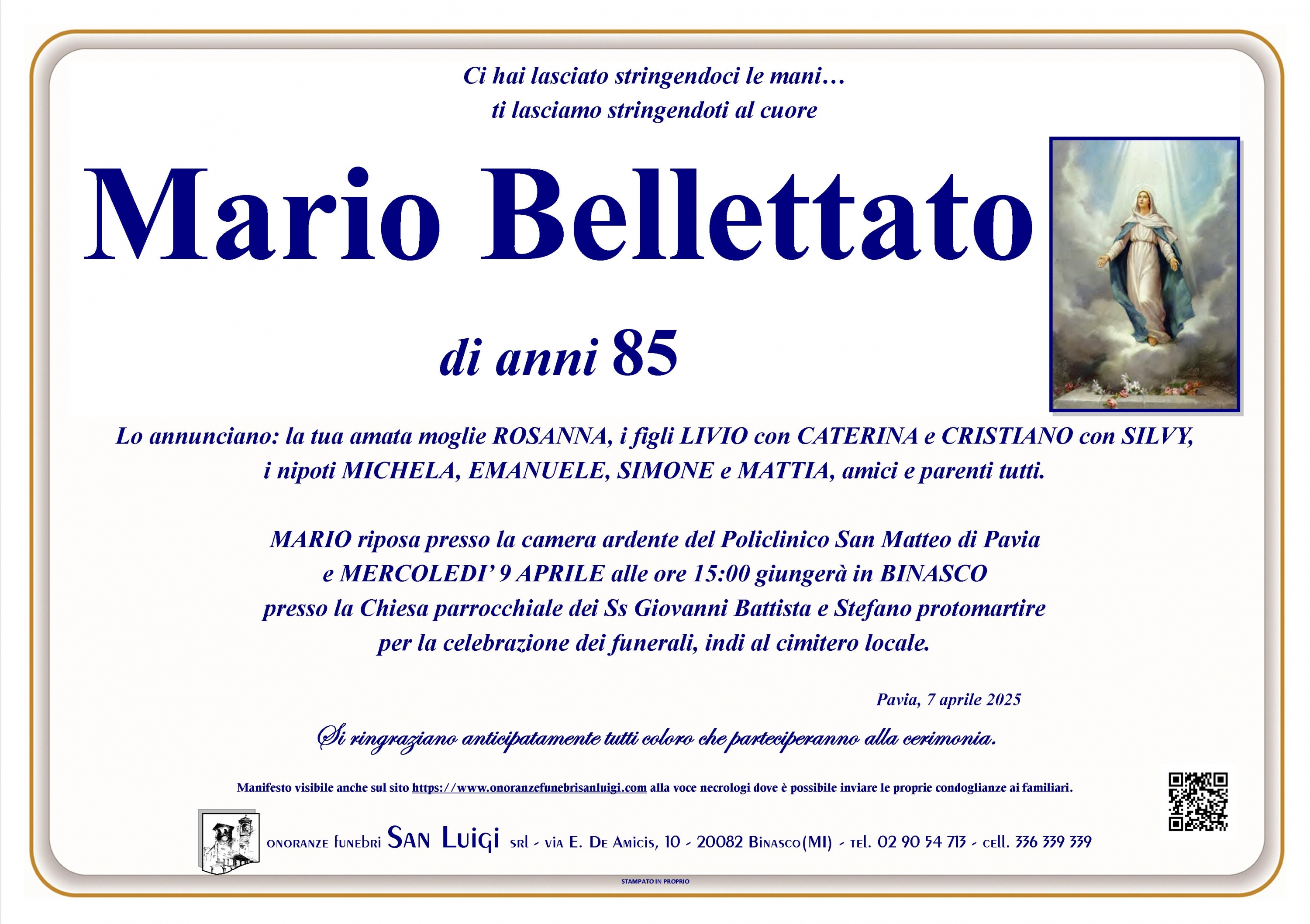 MARIO BELLETTATO