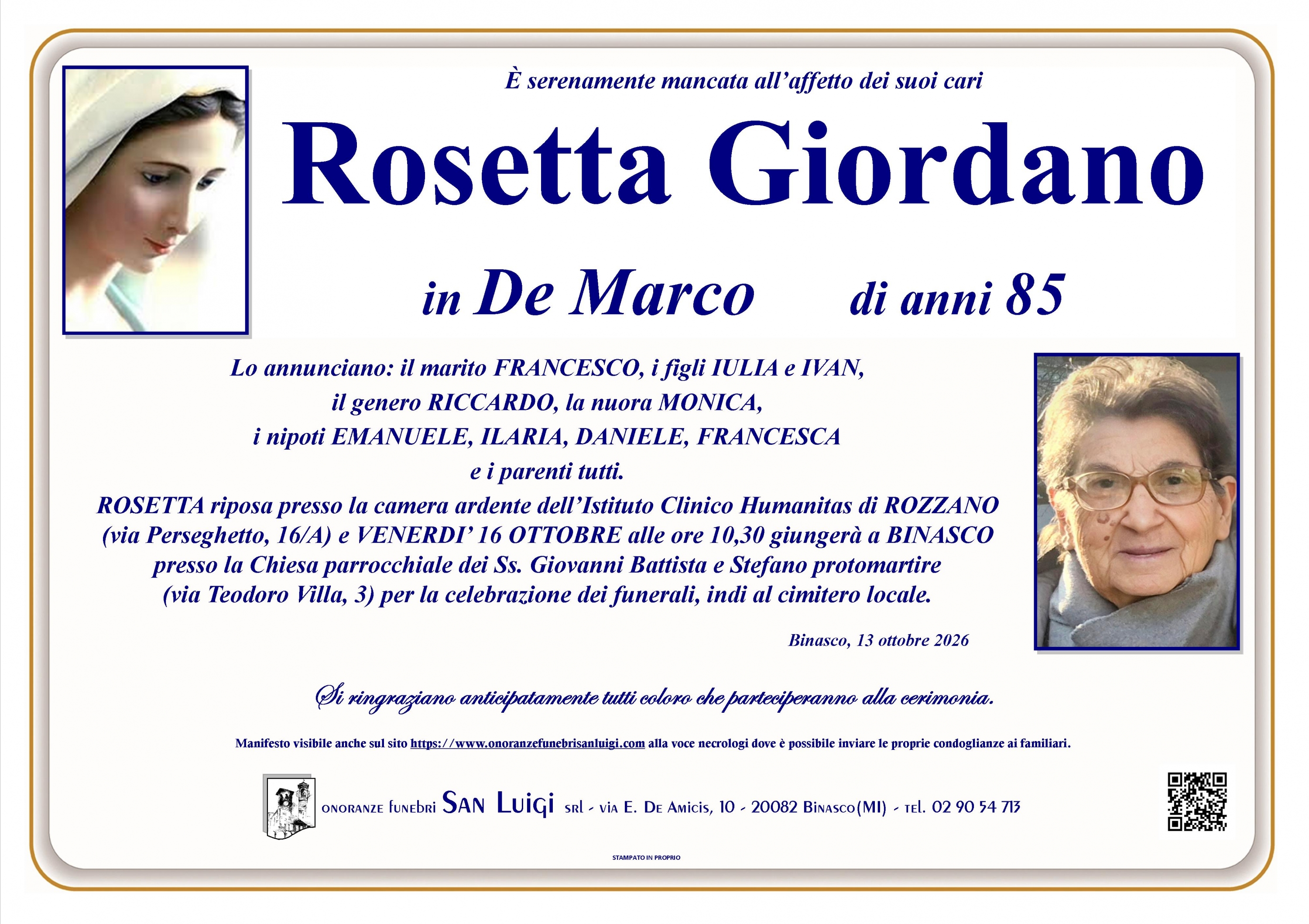 ROSETTA GIORDANO